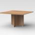 Table de réunion ronde en mélaminé, gamme Mediano round - France Bureau